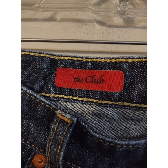 AG Adriano Goldschmied The Club Flare Leg Low Rise Jeans Size 27R EUC Dark Wash - Picture 9 of 9